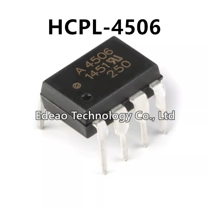 10 pz/lotto nuovo A4506 HP4506 HCPL4506 HCPL-4506 HCPL-4506-000E DIP-8 interfaccia di trasmissione della porta fotoaccoppiatore