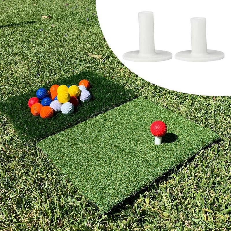 Supporto per t-shirt da Golf in gomma supporto per Tee Training Practice Tee Ball Hole Holders per Golf Driving Range Tee Practice Tool Whi T3F7