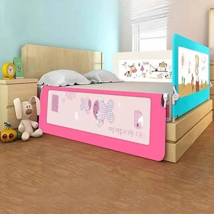 Sponda del letto per bambini pieghevole protezione del lettino di sicurezza altalena sponda del letto per culla convertibile