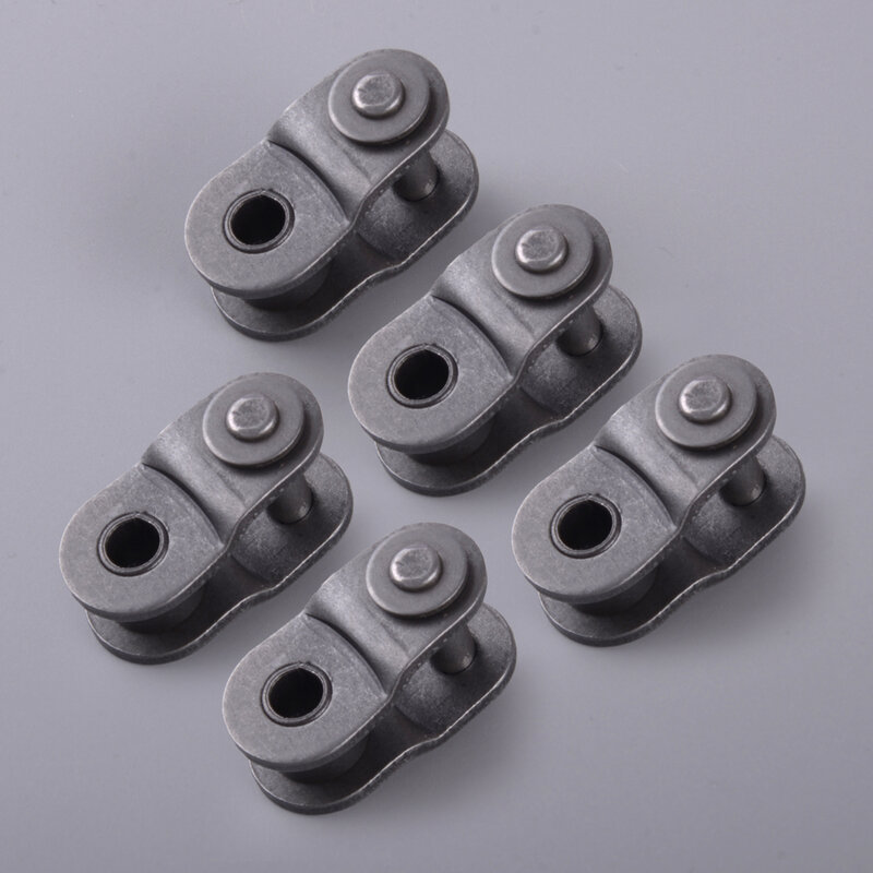 5 Sets Steel 520 Roller Chain Offset Link Crank Link Half Link Fit for Pro Series 520 Non O-Ring Chain Motorcycle Accessories