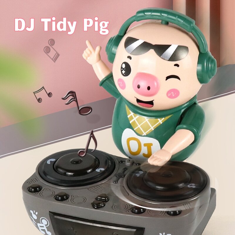 30 Lagu Dj Music Piglet Playing Disc, Piglet Dancing, Piglet Tide, Piglet Dropship Fulfillment Drop Shipping