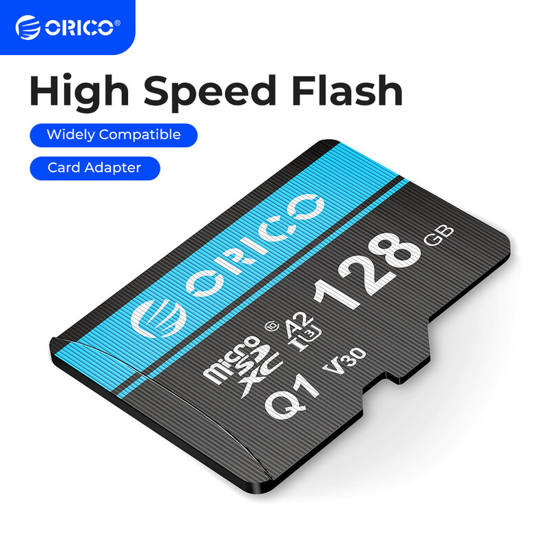 Cartão de memória Orico-flash, 256gb, 128gb, 64gb, 32gb, 80 mb/s, mini tf, class10