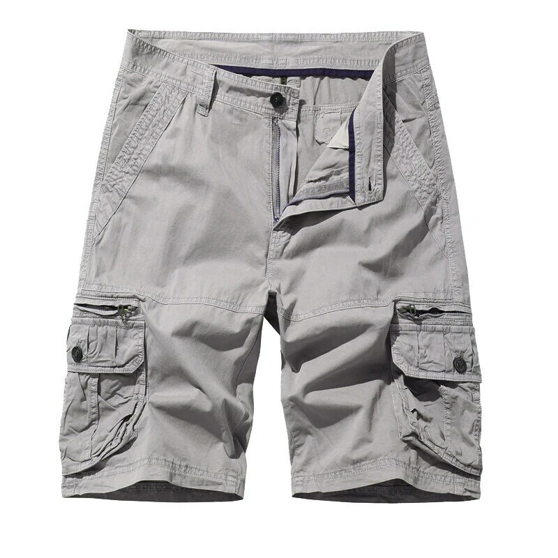 Pantaloncini Cargo estivi da uomo in stile militare pantaloni corti in cotone mimetico tattico uomo Outdoor Casual comodo Bermuda