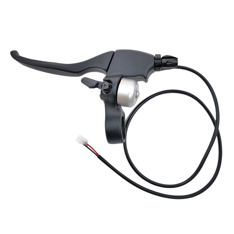 2 in 1 Electric Scooter Brake Handle Brake Lever with Aluminum Alloy Bell Ring for 8.5 Inch Scooter Accessories