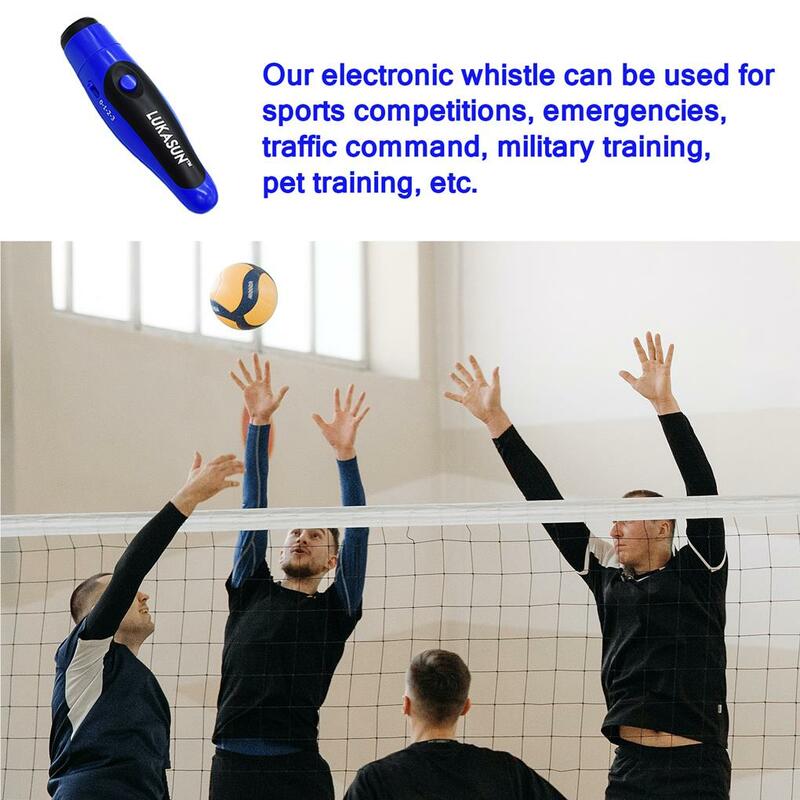 High Decibel Electronic Whistle Referee Training Tool Three-tone Team Rechargeable Healthy Prompt Warning Traffic Outdoor