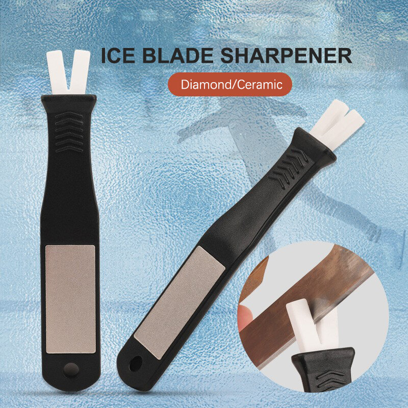 DMD1459 Diamond Ceramic Ice Skate Blades Shoe Ball Knife Speed Slip Knife Sharpener Sharpening Stone Skate Edger 