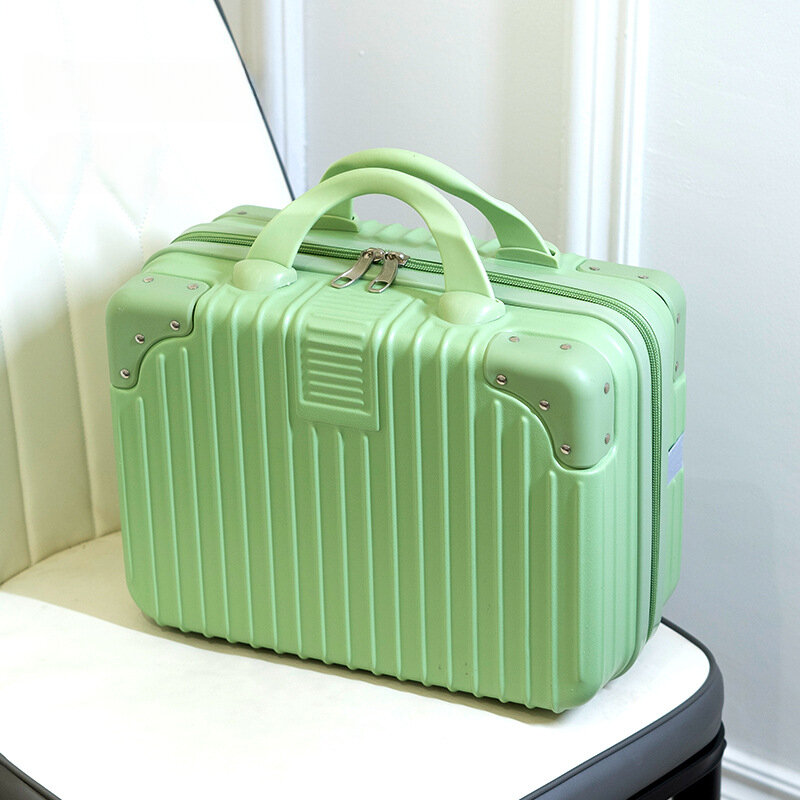 Carrying Case Holiday Gift Box Makeup Box with Hand Gifts Makeup Bag Storage Box Small Luggage Box