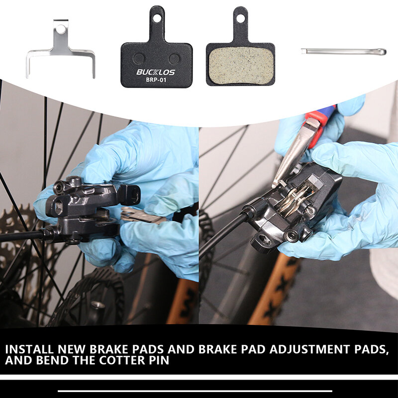バックル-Shimano,b01s,b03s,b05s,サイクリング部品,耐摩耗性油圧ブレーキパッド用の樹脂ディスクブレーキパッド