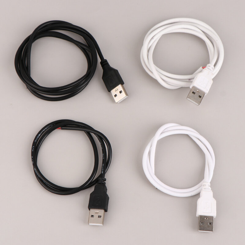 50/100CM Złącze USB LED Linia kablowa 2-pinowe gniazdo USB Złącza przewodu zasilającego do jednokolorowych taśm LED DC5V