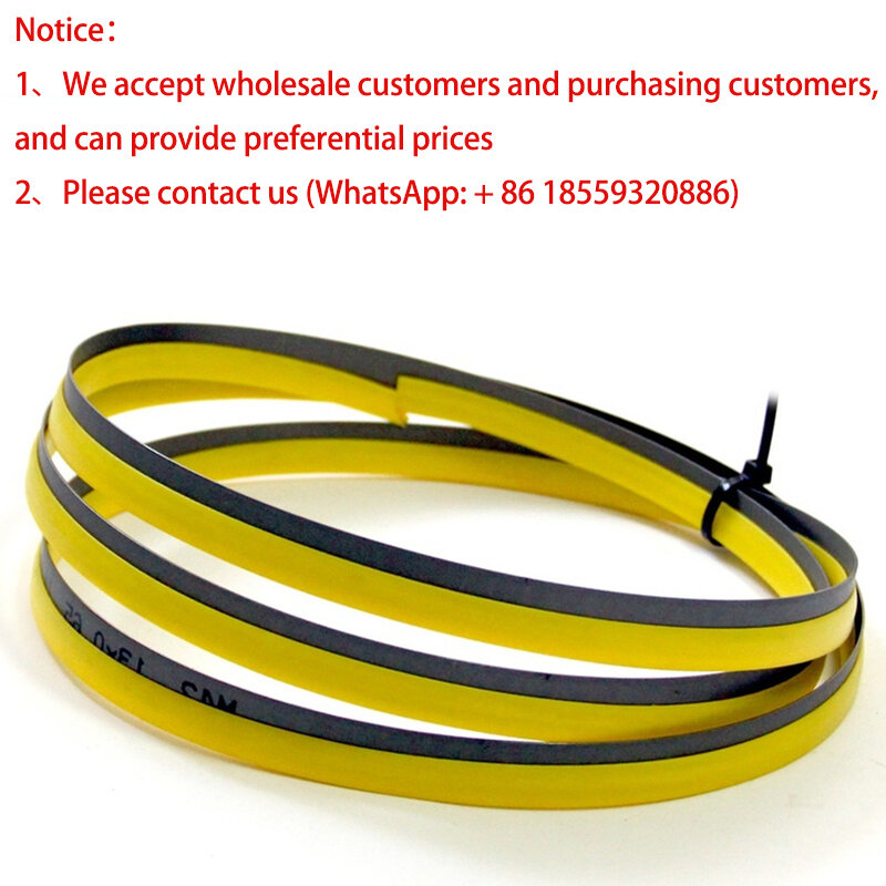 TPI M42 Bi Metal For Cutting Metals 1pcs Bandsaw Blade 2240 1425 1140 1435mm Length 13x0.65mm with 6 10 14 24 saw blade