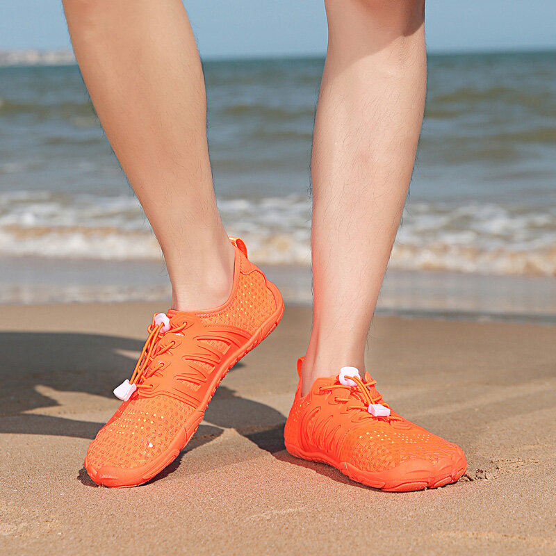 Zapatos de natación acuáticos descalzos para hombre y mujer, zapatillas de Yoga, deportes de Fitness, caminar en el agua, secado rápido