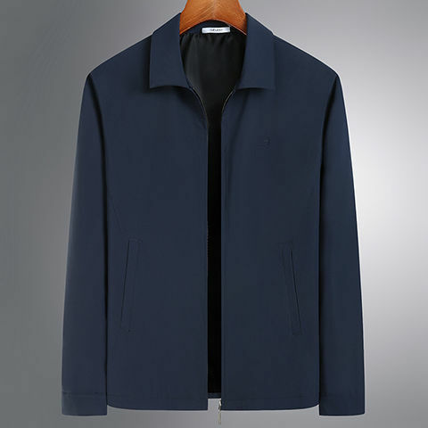 MRMT 2024 zupełnie nowa męska rozmiar Plus kurtka w stylu Casual Plus Size męska w średnim wieku płaszcz z klapami kurtka luźna
