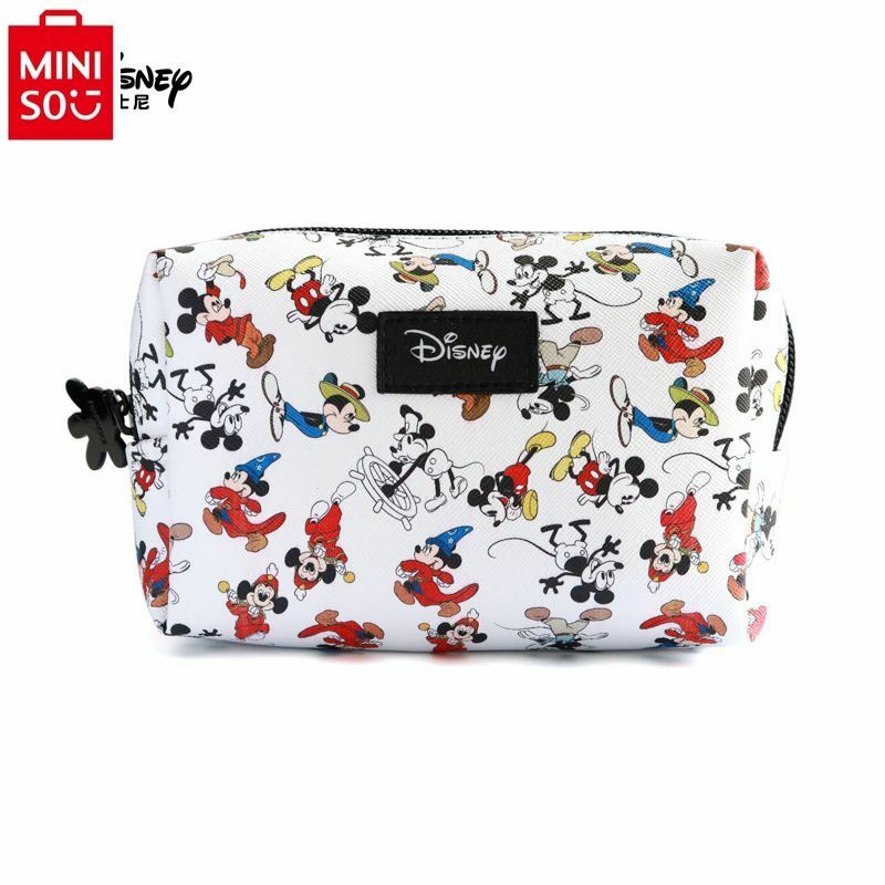 Borsa per il trucco portatile del fumetto di MINISO Disney borsa per il trucco multifunzionale portatile impermeabile delle donne di moda di topolino