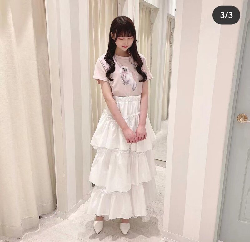 Japanese Style Lolita Skirt for Women 2024 Summer New Layered Fairy Ruffled Pleated Skirts Female Sweet Pink Long Skirt Faldas