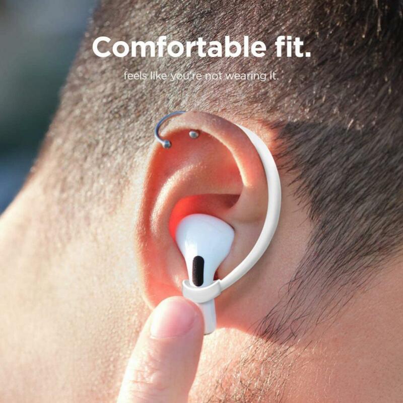 Ganchos de silicona para las orejas de Apple Airpods Pro, accesorios para auriculares inalámbricos con Bluetooth, antipérdida, soporte para auriculares Air Pod 4, 3, 2, 1