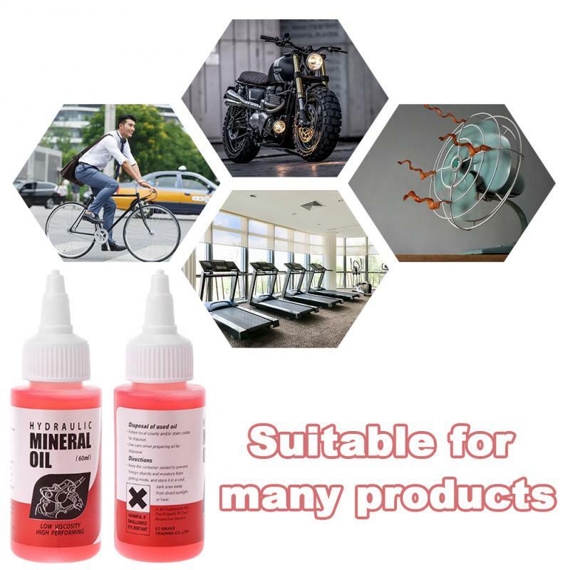1~10PCS Bicycle Brake Mineral Oil System 60ml Fluid Aceite Cycling Mountain Bikes For Mountain Road Bike Accessories