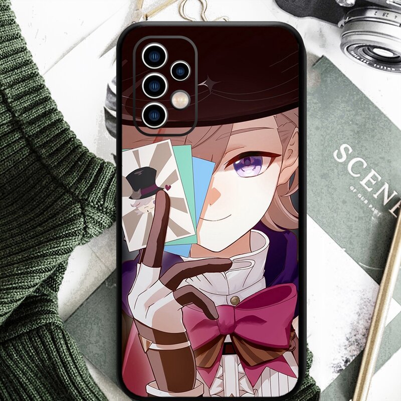 Genshin Impact Fontaine's Great Magician Lyney Phone Case For SAMSUNG Galaxy A54 53 52 51 F52 A71 note20 ultra S23 M30 M21