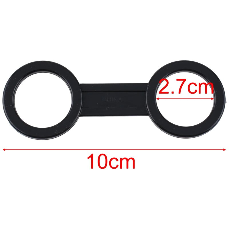 1pc Retainer Clip Silicone 8-shaped Buckle Silicone Snorkel Strap 10cm Length 8-shaped Buckle Plastic Breathing Tube