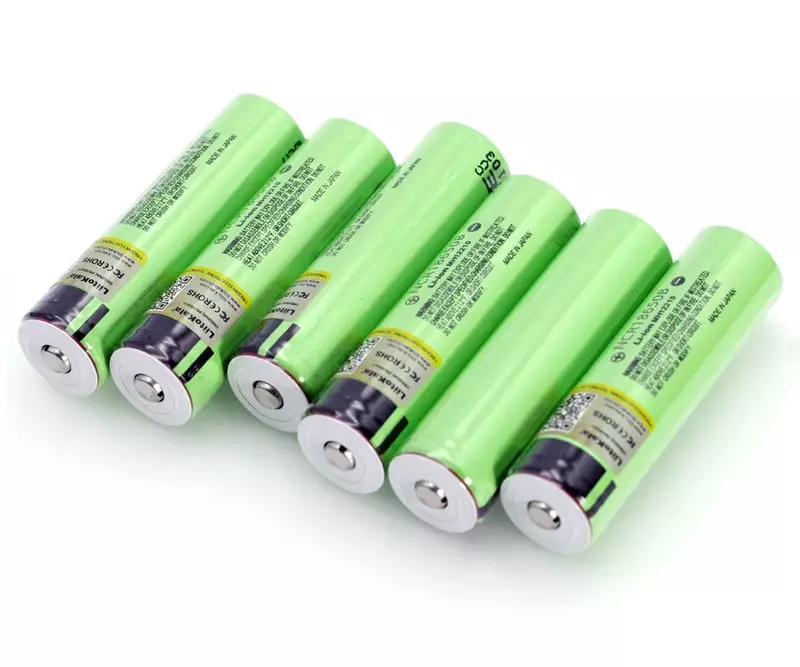 Liitokala-Bateria recarregável de lítio, baterias apontadas, NCR18650B, 3.7V, 3400mAh, 18650, sem PCB, quente, original