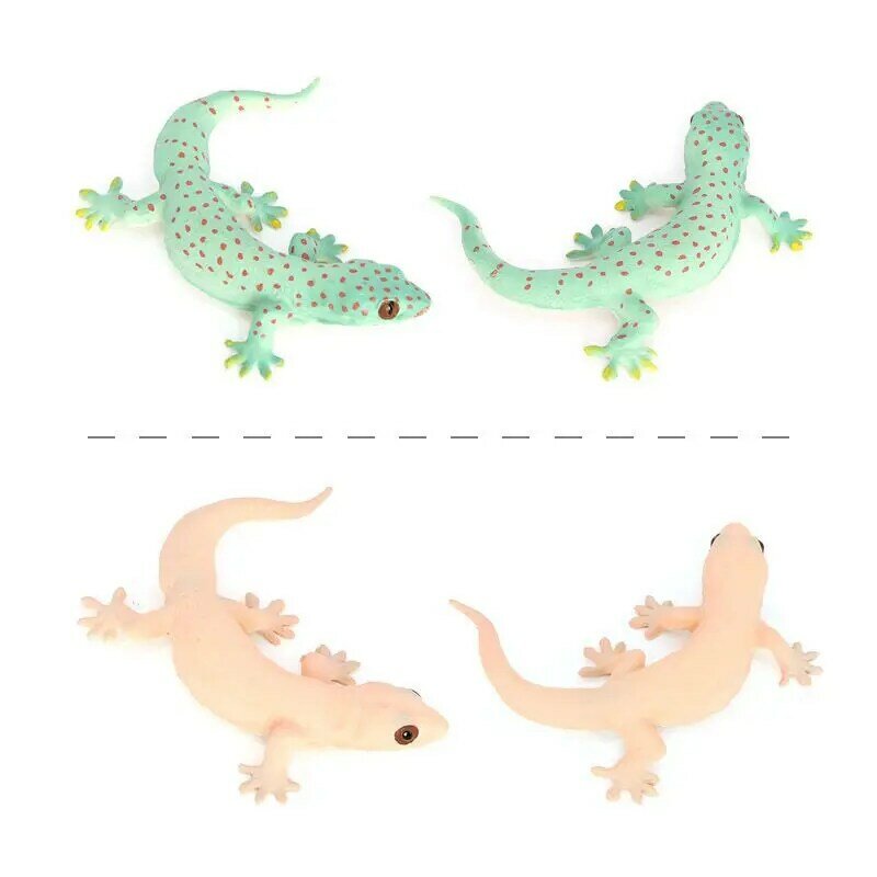New Simulated Gecko Reptile Model Gecko Dragon Lizard Scene Decoration Children's Science and Education Cognitive Toys Gifts