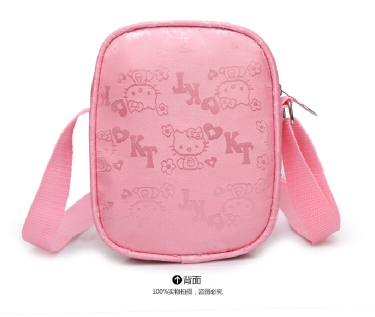 Bolso de hombro de Hello Kitty para mujer, bolsa de mano con dibujos animados, bandolera, a la moda, 2023