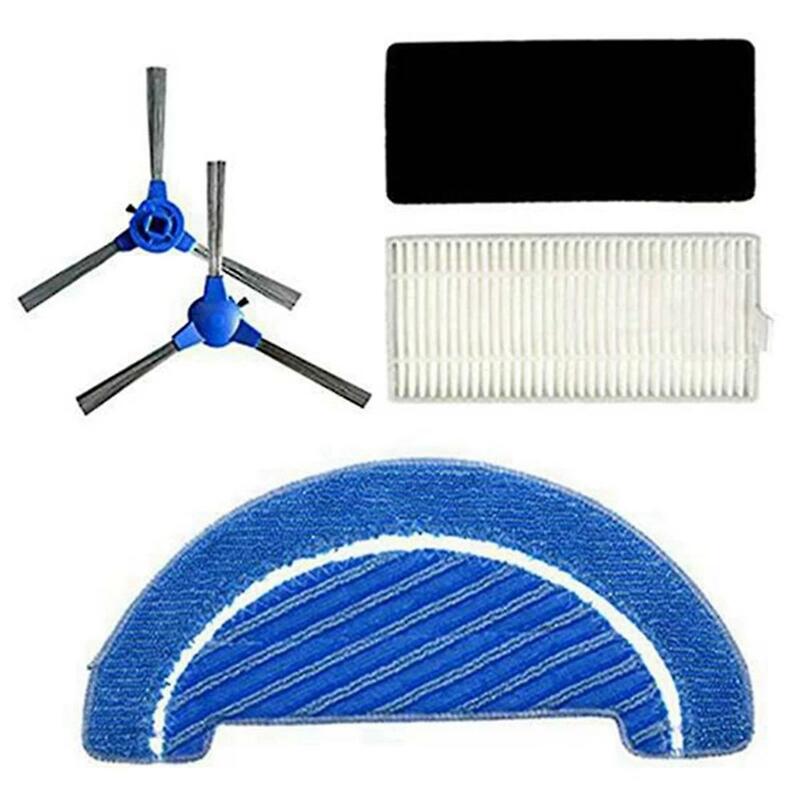 1set Filter Main Roller Brush Mop Cloth Side Brushes For Conga 1090