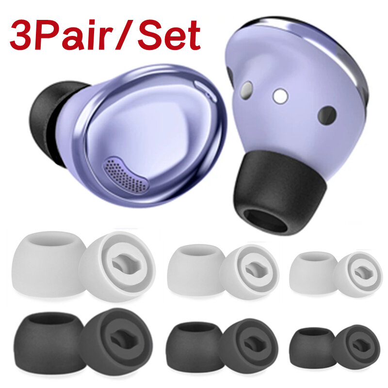 For Samsung Galaxy Buds Pro Anti-drop Eartips Earplug Replacement Ear Cushion Cap For Buds Pro Soft Silicone Ear Tips S M L 2023