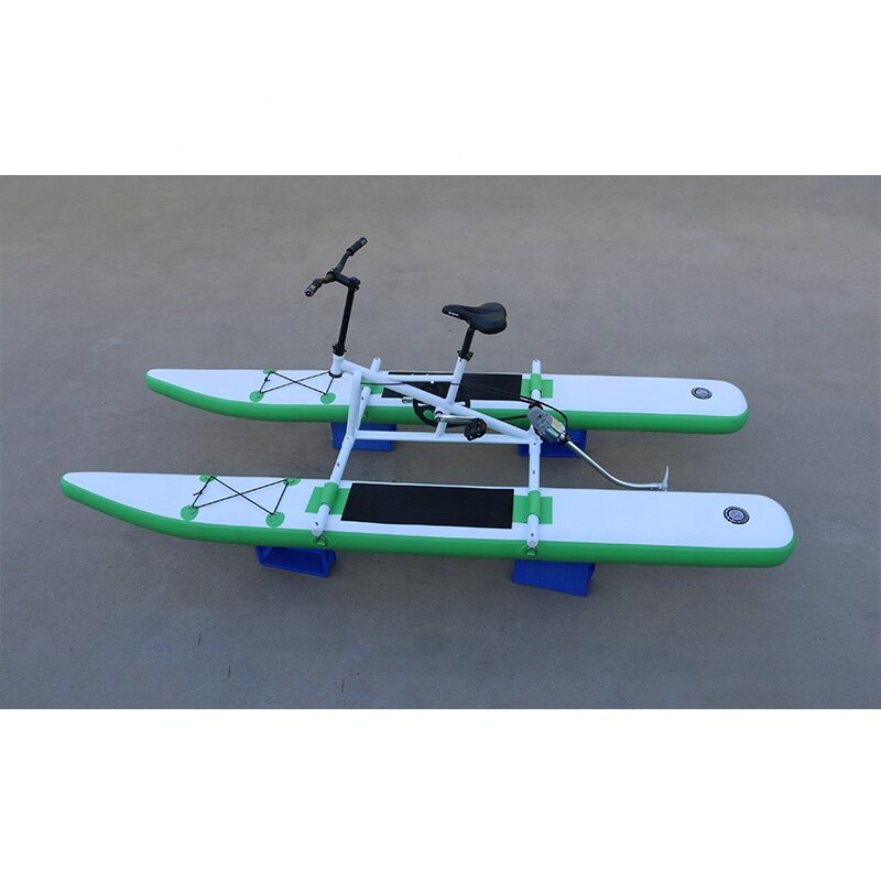 Pedal sepeda air PVC ponton, sepeda dapat ditiup