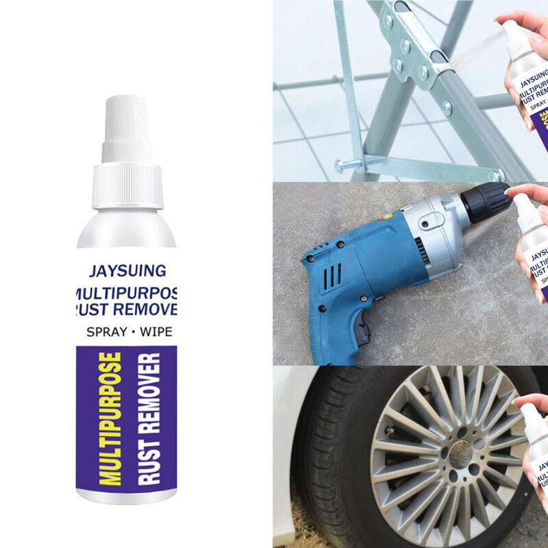 Spray removedor de ferrugem multiúso Inibidor de Derusting Polimento de superfície antiferrugem Limpeza rápida, Auto manutenção de carro