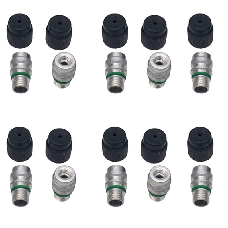 (10 Count) M12X1.5 Male High Side A/C Charge Port Valve Includes Caps For MT0105,800-955, 59946,GM 52458184, 15-5438