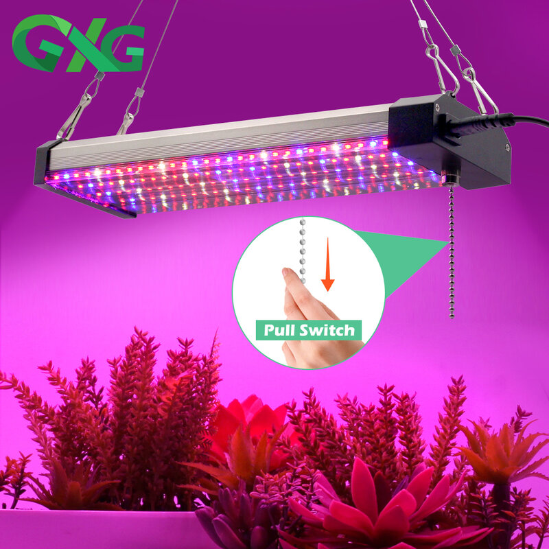 Oświetlenie LED do rosnącej zieleni pełne spektrum Phytolamp na kwiat do uprawy w pomieszczeniu nasiona roślin lampy hydroponika System uprawy Growbox 60/96/120/192LEDs