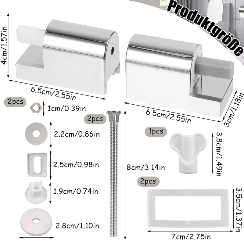 Easy To Install Toilet Seat Attachment Universal Sturdy And Durable Silent Opening And Closed