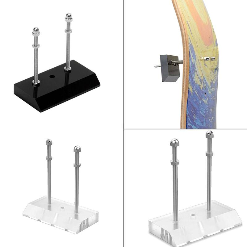 Rak papan seluncur, Skateboard akrilik Premium terpasang di dinding untuk penyimpanan dekorasi