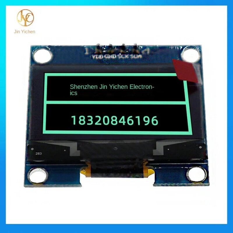 1.3" OLED Module OLED Screen Display White/Blue 1.3 inch Display Module OLED Screen Board I2C Communicate 128X64SPI/IIC