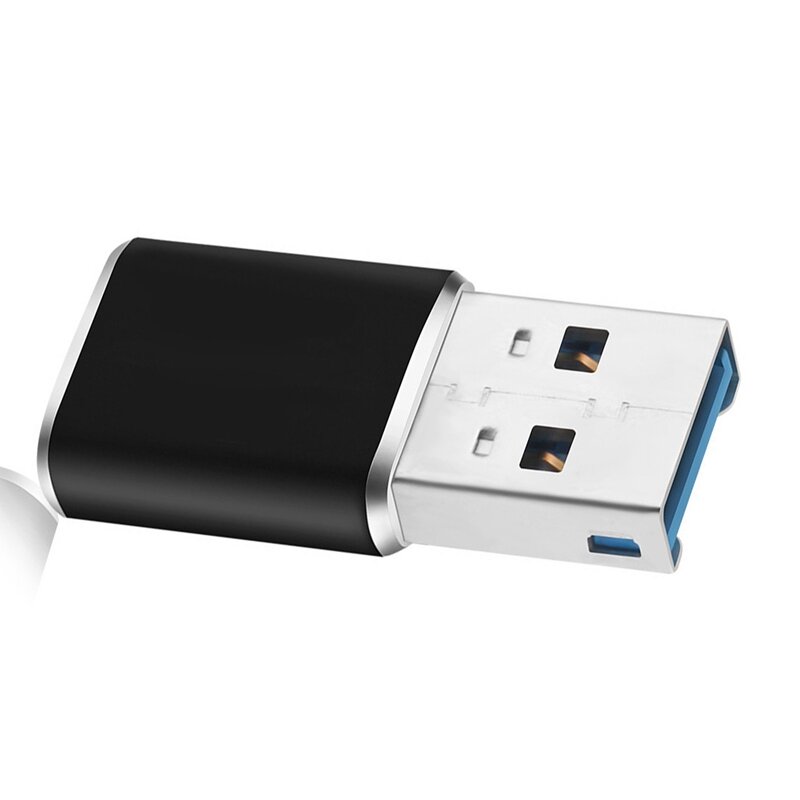 Alumínio Mini Memory Card Reader, Adaptador para cartão Micro-SD, Leitor de cartão TF, Computador e laptop, USB 3.0