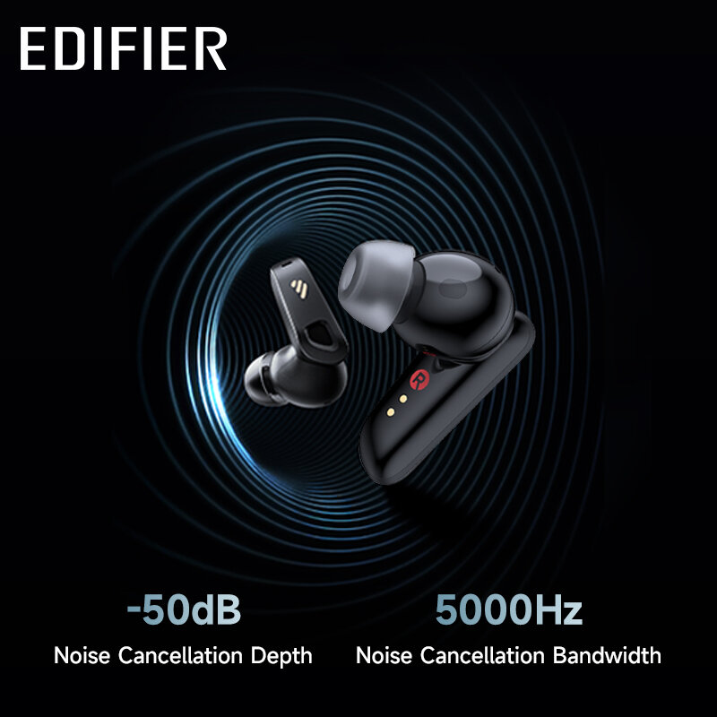 Edifier-auriculares Neobuds Pro con Bluetooth, dispositivo con cancelación activa de ruido, 2 -50dB, LDAC, hi-res, Audio, 8 micrófonos, ENC, estreno mundial