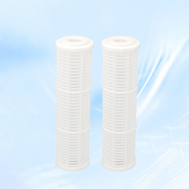 2 個パック耐久性のある 10 インチ浄水フィルタープレフィルター洗えるナイロンプラスチック素材ウォーターポンプ家庭用濾過ドロップシップに適しています