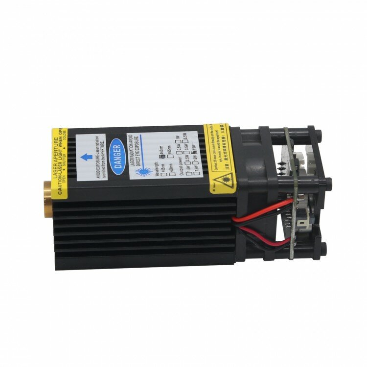445nm-450nm 15W 15000mW Blue Laser Module for CNC Laser Engraving Machine Laser Cutter with PWM