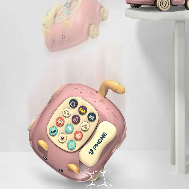 Telefono simulato giocattolo per bambini giocattoli per bambini gioco musicale componente elettronico voce auto