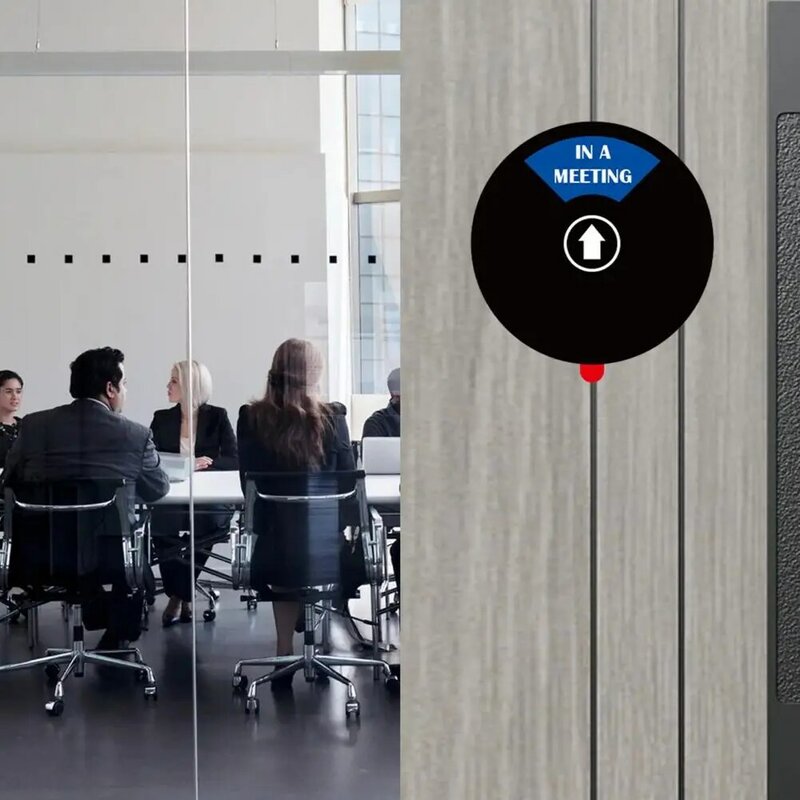 Office Signage Self-adhesive Magnetic Legible Privacy Sign Do Not Disturb Sign Out of Office Sign Meeting Room Accessories