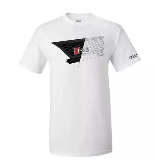 Camiseta de manga corta para hombre y mujer, ropa con logotipo de coche de marca, Jersey de moda para bebé, Audi R8, novedad de 2024