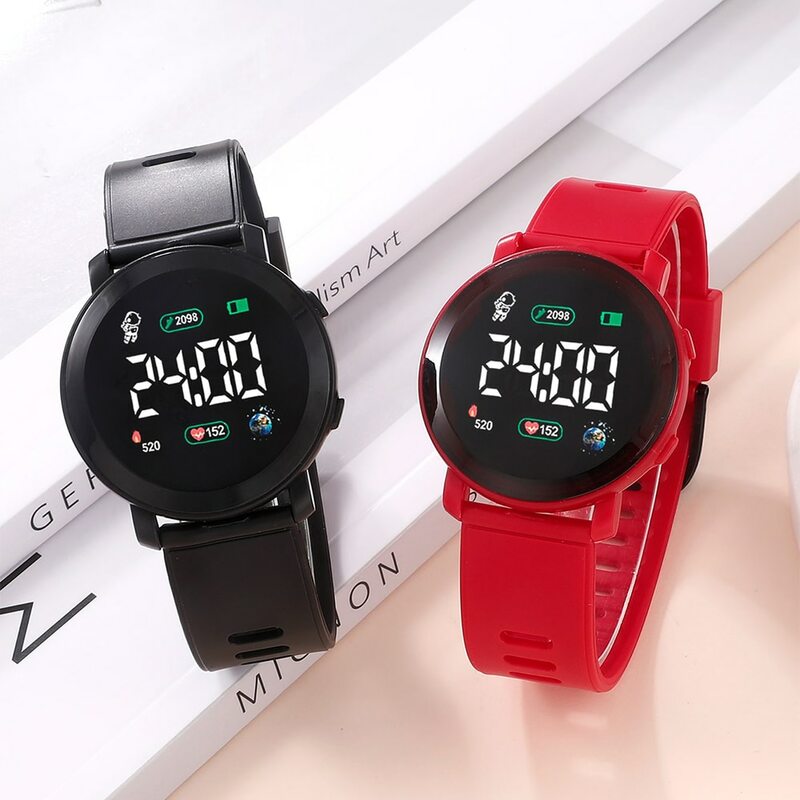 Relógios casal LED Digital Watch para homens Mulheres Estudante Esportes Exército Militar Silicone Relógio Eletrônico Relógio Hodinky Reloj Hombre