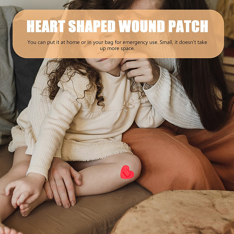 Pad Hydrocolloid Dressing Heart Shaped Bandage Heart-shaped Self-adhesive Wound Patches First Aid Gauze