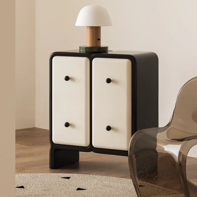 Светильник роскошный шкаф, для хранения в спальне, для гостиной, коридора, фойе, черный и белый буфет