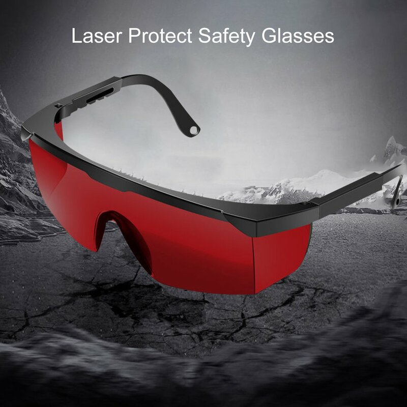 Nieuwe Laser Bescherm Veiligheidsbril Pc Lenglas Lassen Laser Brillen Oogbeschermende Bril Unisex Zwart Frame Lichtdichte Bril