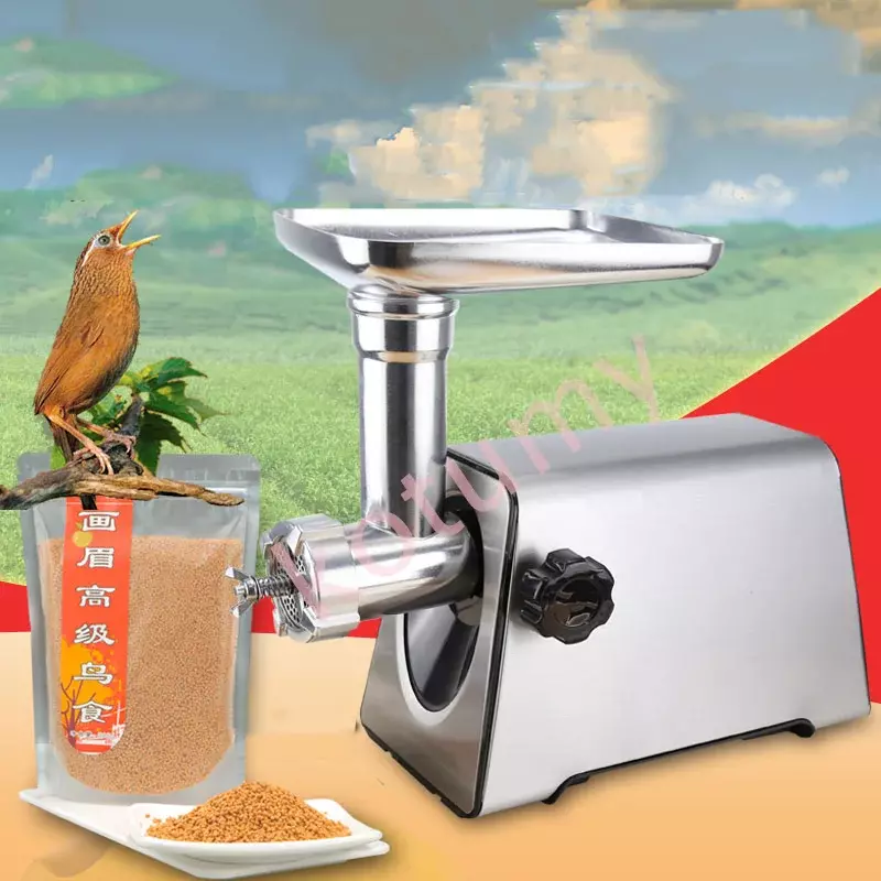 Stainless Steel Electric Pet Dog Cat Feed Pellet Extruding Machine Chicken Bird Fish Feed Processing Machine Poultry Food Granul