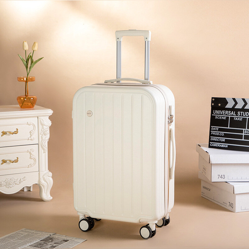 чемоданы на колесах Чемодан для багажа, 20-дюймовая Женская беззвучная универсальная сумка на колесиках, легкая тележка, Чехол Дорожный чемодан-тележка багажная сумка