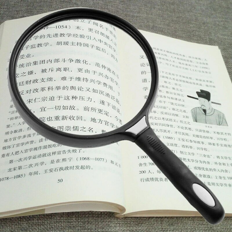 2.5X Handheld Magnifying Glass-Lighted Reading Magnifier Suitable for Seniors Reading Soldering Inspection Coins Drop Shipping