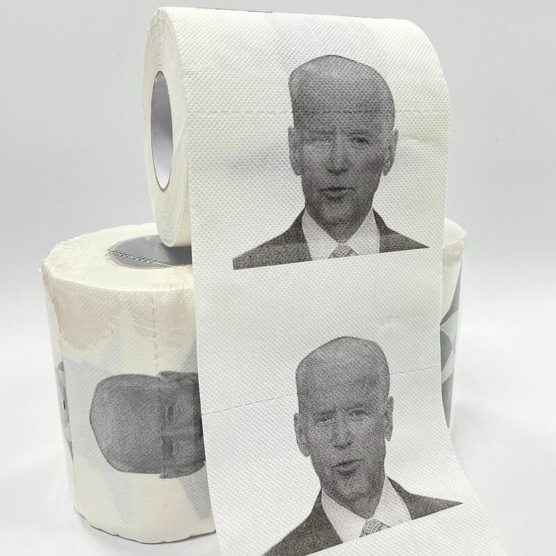 Горячий узор, 150 листов, бумажное полотенце для ванной комнаты Joe Biden, туалетная бумага