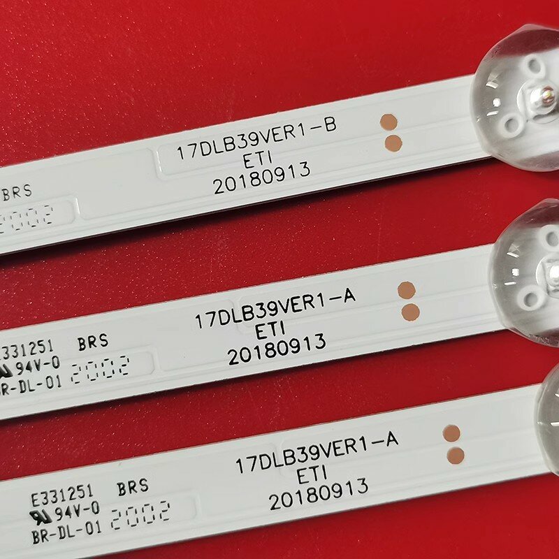 LED Strips For VESTEL 39 DRT VNB A B LT-39C770 LUXOR LUX01390001 Finlux FIN39FHD440BK VES390UNDA-2D-N11 Telefunken TE39275B35ZXH